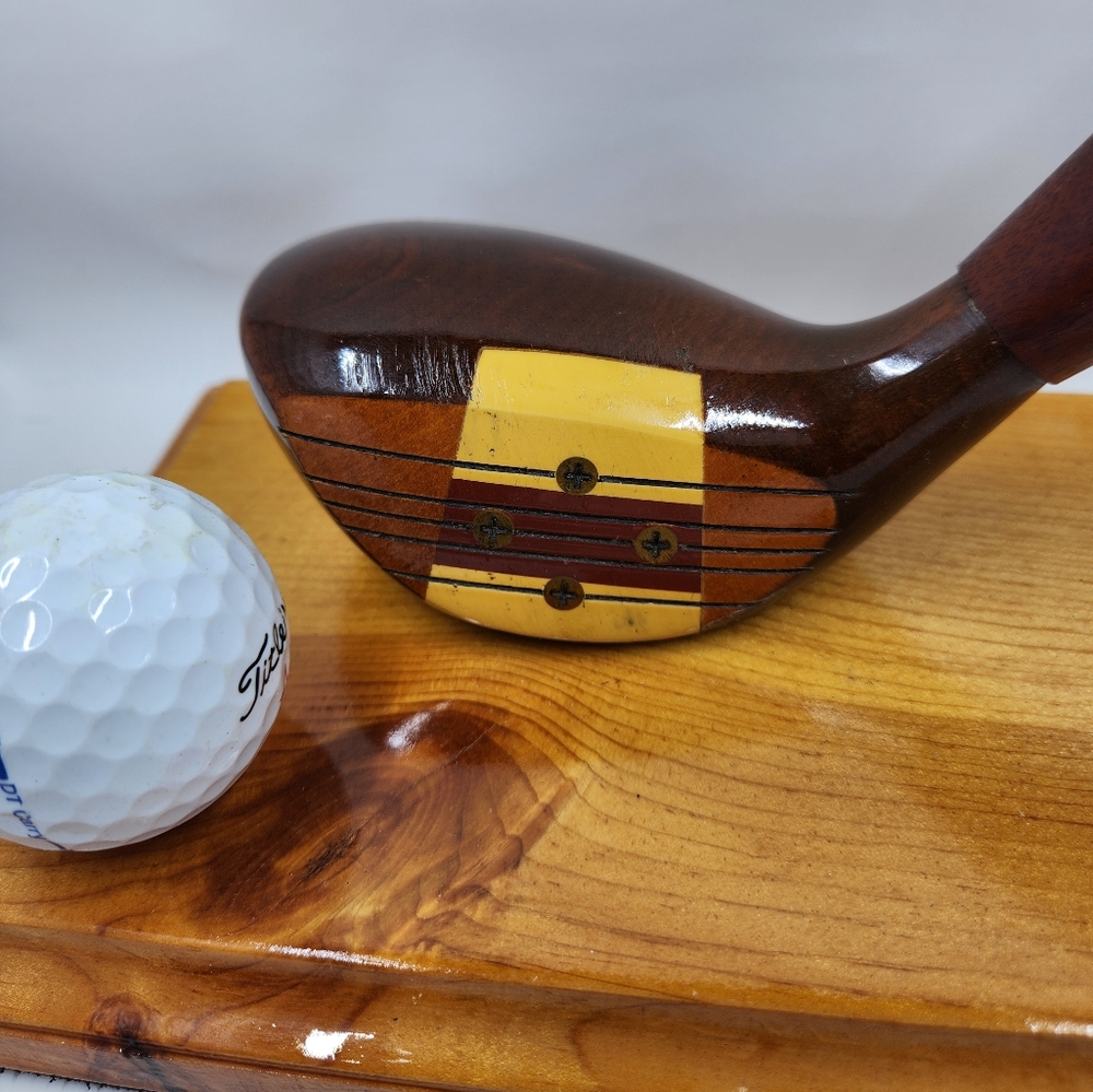 Unique Vintage Golf Club And Titleist Ball Pen Holder Business Office Home - Picture 5 of 13